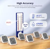 humidity temperature - Sonoff SNZB-02D ZigBee temperatūros ir drėgmės jutiklis su LCD ekranu - 13 nuotrauka