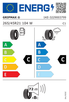 265 45 r21 - Gripmax Stature HT 265/45 R21 104W XL - 2 nuotrauka