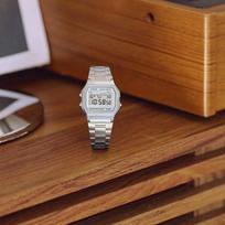 sidabrinis laikrodis - CASIO VINTAGE A158WEA-7EF Sidabrinis (Silver) - 2 nuotrauka