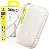 power bank baseus 22.5w - Baseus EnerFill FC21 Qpow 3 Ultra, 20000mAh, 22.5W, smėlio (beige) - 1 nuotrauka