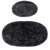 Foutastic Damaks-O 394ANR1689 komplektas, 2 vnt., 100 x 60 cm, antracitas