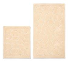 Foutastic Bathmat Set 394ANR1101 komplektas, 2 vnt., 100 x 60 cm, šviesiai ruda sp.