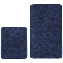 Foutastic COTTONKT000198 komplektas, 100 cm x 60 cm, tamsiai mėlynas