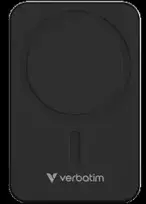 magnetinis power bank - Verbatim Charge 'n' Go Essentials Power Bank Magnetic Wireless 20000 mAh Black 32223 - 1 nuotrauka