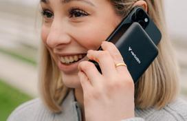 magnetinis power bank - Verbatim Charge 'n' Go Essentials Power Bank Magnetic Wireless 20000 mAh Black 32223 - 4 nuotrauka