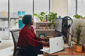 ausines su mikrofonu - Plantronics Blackwire 3325, juoda - 4 nuotrauka