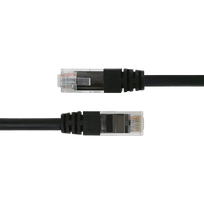 kabelis cat6 1m - DELTACO U/UTP Cat6, 1m, juodas / 00210006 - 3 nuotrauka