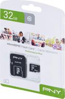 32gb atminties kortel - PNY Performance Plus 32 GB microSDHC Class 10 - 2 nuotrauka