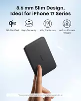 isorine baterija - Anker Nano 5000mAh Slim Juodas (Black) - 3 nuotrauka