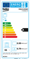 dujine virykle elektrine orkaite - Beko FBE62120WD - 3 nuotrauka
