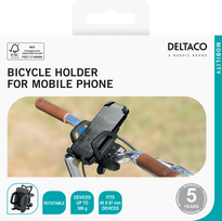 telefono laikiklis deltaco - DELTACO pasukamas, juodas / ARM-B100 - 2 nuotrauka