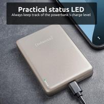 10000mah power bank - Intenso MW10000, 10000mAh, MagSafe, šampano spalva - 2 nuotrauka
