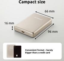 10000mah power bank - Intenso MW10000, 10000mAh, MagSafe, šampano spalva - 3 nuotrauka
