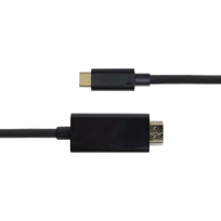 hdmi laidas - DELTACO USB-C į HDMI laidas, 4K@60Hz , 2m, juodasSpecifikacijaSpalvaJuodaKabelio tipasAdap - 2 nuotrauka