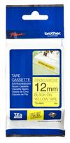 lipni juosta senukai - Brother | TZe-S631 Strong Adhesive Laminated Tape | Black on Yellow | TZe | 8 m | 1.2 cm | TZES631 - 5 nuotrauka