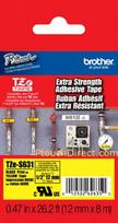 lipni juosta senukai - Brother | TZe-S631 Strong Adhesive Laminated Tape | Black on Yellow | TZe | 8 m | 1.2 cm | TZES631 - 7 nuotrauka