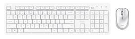 balta klaviatura - Trust Ody II Wireless US - rinkinys (klaviatūra + pelė), balta (White) - 10 nuotrauka