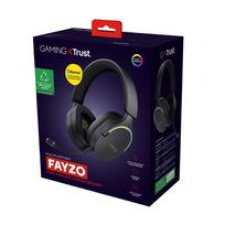 belaides zaidimu ausines - Trust 24901 GXT 491 Fayzo Black (Juodos) - 8 nuotrauka