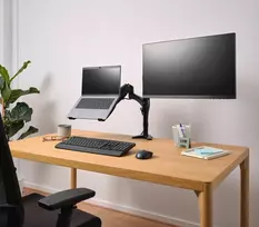 dual monitor arm - MONITOR ACC ARM DUAL/MARA 25337 TRUST - 3 nuotrauka