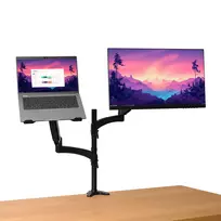 dual monitor arm - MONITOR ACC ARM DUAL/MARA 25337 TRUST - 8 nuotrauka