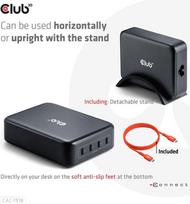 usb c pakrovejas - MOBILE CHARGER 4PORT/GAN 240W CAC-1918 CLUB3D - 3 nuotrauka