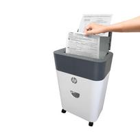 dokumentu naikikliai - Hewlett Packard (HP) Popieriaus Smulkintuvas - HP Oneshred 100CC Baltas/Pilkas - 3 nuotrauka
