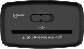dokumentu naikikliai - Hewlett Packard (HP) Popieriaus Smulkintuvas - HP Oneshred 8CC Juodas - 2 nuotrauka