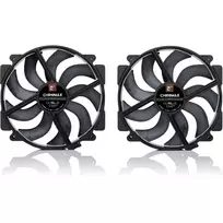 ventiliatoriai 12v - Noctua NF-A14x25r G2 PWM Sx2-PP chromax.juodas (Black) 140 mm 2 vnt. - 5 nuotrauka