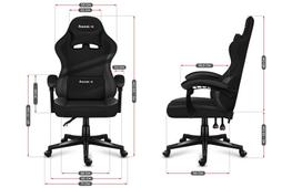 gaming chair - Huzaro Force 4.4 Carbon Juodas (Black) - 4 nuotrauka