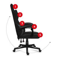 gaming chair - Huzaro Force 4.4 Carbon Juodas (Black) - 5 nuotrauka