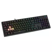 klaviaturos lt - SAVIO STYX Mechaninė Klaviatūra Outemu Ruda (Brown) RGB Hot Swap - 2 nuotrauka