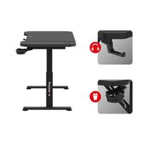 stalas 120 - Huzaro Hero 2.6 Žaidimų Stalas Juodas (Black) - 7 nuotrauka
