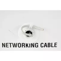 kabelis cat6 1m - Laidas Techly Cat. 6 U/UTP CCA Roll Cable Solid Blue 305m - 2 nuotrauka