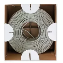 kabelis cat6 1m - Laidas Techly Cat. 6 U/UTP CCA Roll Cable Solid Blue 305m - 3 nuotrauka