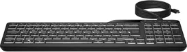 belaide klaviatura su apsvietimu - HP 405 Belaidė USB-C Klaviatūra su Apšvietimu, Juoda (Black) - 6 nuotrauka