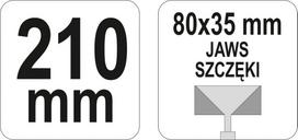 reples profiliu - Yato 210mm (YT-5141) - 2 nuotrauka