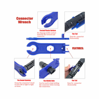 tools - Eurokomp Saulės įrankių rinkinys MC4 PV E6108 - 3 nuotrauka