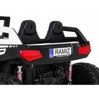 bagis - Ramiz vaikiškas elektrinis bagis Clash 4x4, baltas (White) - 5 nuotrauka