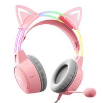 zaidimas catan - ONIKUMA X15Pro Rožinės Cat Ears (Pink) - 5 nuotrauka