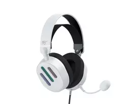 gaming ausines - Havit H2038U RGB White (Baltos) - 2 nuotrauka