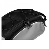 bagazo krepsys - Trizand Dviračio bagažinės krepšys SR14096 Juoda/Pilka (Black/Grey) - 11 nuotrauka