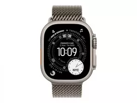 titanas - Apple Watch 49mm Natural Titanium Milanese Loop - Medium (Natūralus titanas) - 2 nuotrauka
