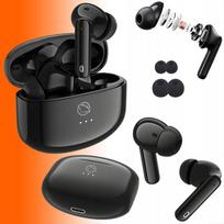 tws wireless bluetooth earbuds - Manta MTWS008B Rytmo Black (Juodos) - 3 nuotrauka