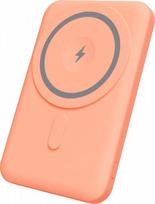 magsafe power bank 20w - Yenkee Power Bank 501 OE SILIC, 5000mAh, 20W, MagSafe, oranžinė (orange) - 5 nuotrauka