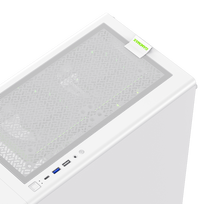 atx mini - GameMax AERIS 330 MW, balta (White) - 2 nuotrauka