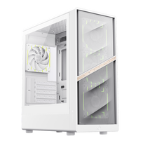 atx mini - GameMax AERIS 330 MW, balta (White) - 5 nuotrauka