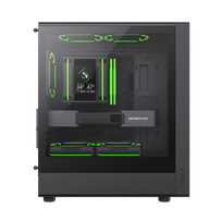 atx case - Gamemax AERIS 330 MB, juoda (Black) - 3 nuotrauka
