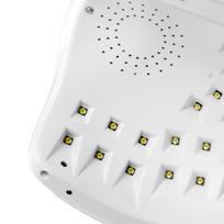 manikiuras - OCHO NAILS X13 UV LED nagų lempa 65W balta su veidrodiniu dugnu - 2 nuotrauka