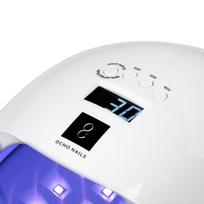 manikiuras - OCHO NAILS X13 UV LED nagų lempa 65W balta su veidrodiniu dugnu - 6 nuotrauka