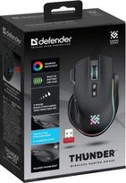 rgb mouse - Defender GM-213 THUNDER Juoda (Black) - 6 nuotrauka